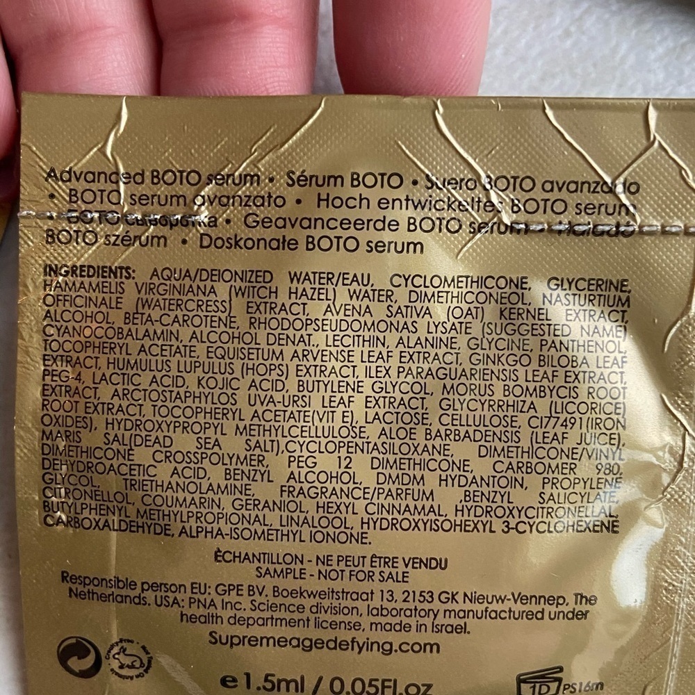 Premier Supreme Advanced Boto Cream 5 samples x2 - Picture 3 of 4
